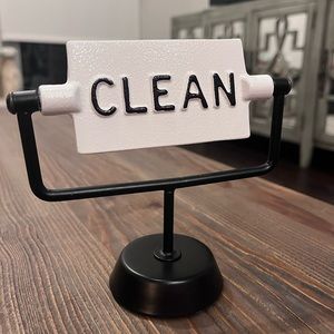 Clean/Dirty Reversible Dishwasher Sign - Hearth & Hand with Magnolia